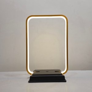 LED Ring Light Frame Golden Medium - 10 × 14 inches