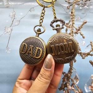 Mom/Dad Keychain