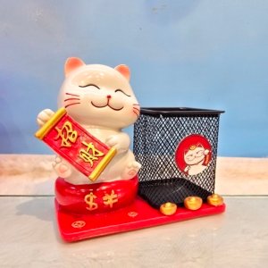 Lucky Cat Theme Desk Organiser (Action Figure)