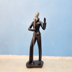 Musician Singer Black - 12 inches