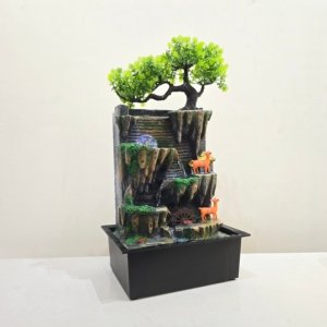 "Amazon Forest" Water Fountain Without Ring Light - 22 inches
