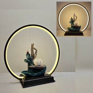 Aromatherapy Back Flow Smog Fountain - 14 inches (10 Dhoop Cones FREE)