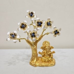 Feng Shui Evil Eye Tree With Pearls Ganesha - 10 inches