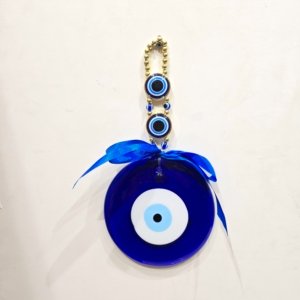 Feng Shui Palm Size Evil Eye (Golden) - 13 inches